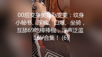 00后变身美妖Ts雯雯：纹身小秘书、深喉、口爆、坐骑，互舔69吃棒棒棍，淫声泛滥 16V合集！ (6)