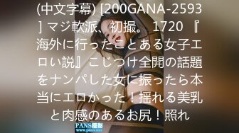 (中文字幕) [200GANA-2593] マジ軟派、初撮。 1720 『海外に行ったことある女子エロい説』こじつけ全開の話題をナンパした女に振ったら本当にエロかった！揺れる美乳と肉感のあるお尻！照れ